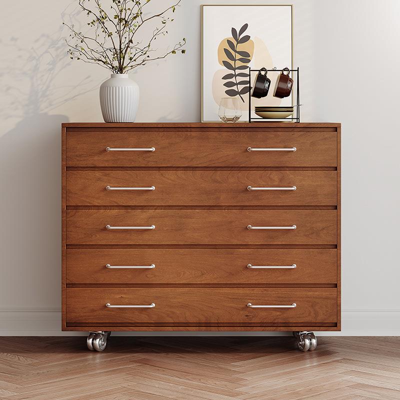 穆瑞家具中古五斗柜家用餐边柜沙发边柜实木抽屉储物柜卧室收纳