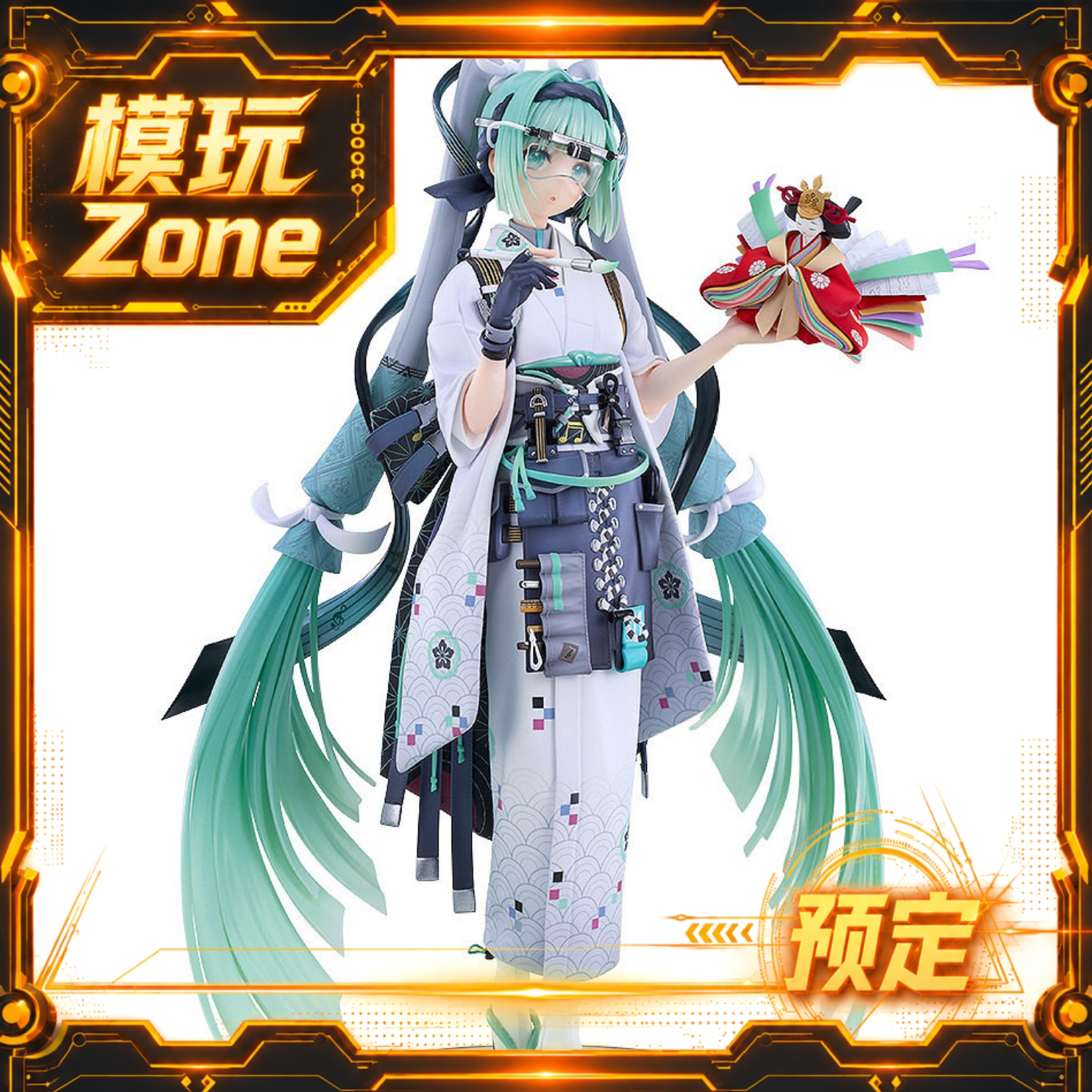 全款预售 GSC 初音未来 Smile × Future 岡田 手办