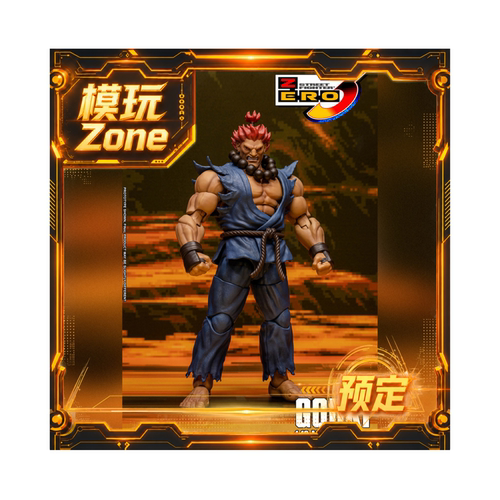 全款预定STROM TOYS 街头霸王ZERO3 GOUKI豪鬼 1/12可动人偶