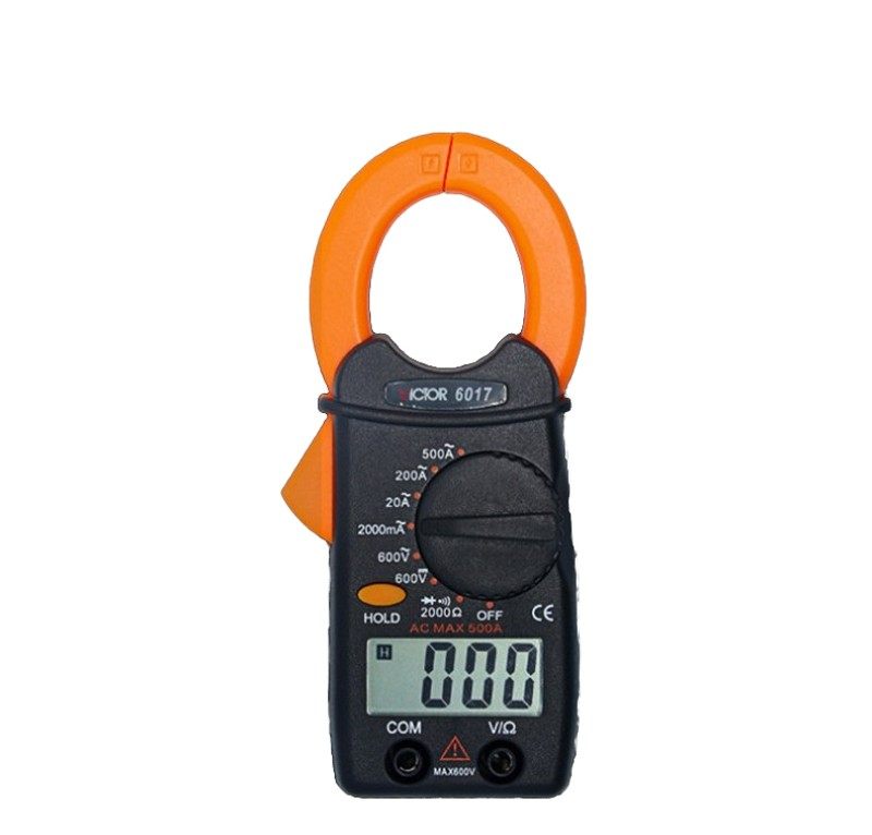 VICTOR胜利VC6017/VC6018数字钳形表万用表手持交流电流表多用表
