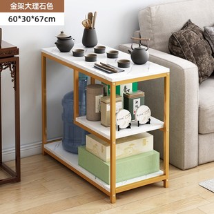 侧边茶几客厅置物架沙发旁边几茶台小户型边机沙发旁边放什么好看