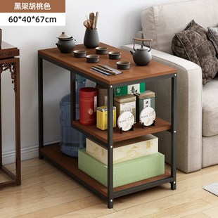 侧边茶几客厅置物架沙发旁边几茶台小户型边机沙发旁边放什么好看