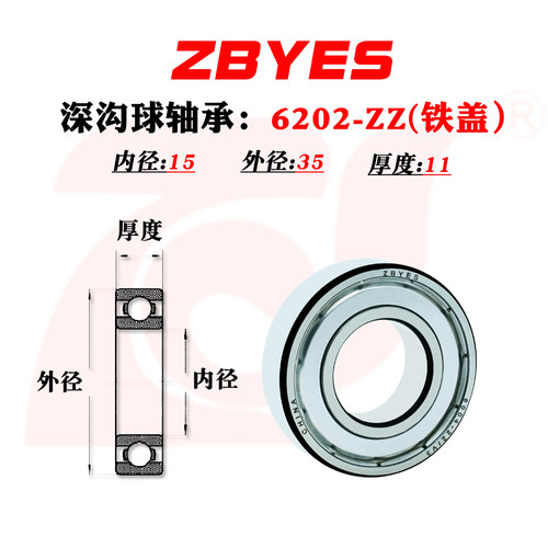 哈尔滨深沟球轴承608 6200 6201 6202 6203 6204 6205 6206 ZZ/RS