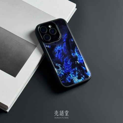 「淬焰浮世」壳语堂新中式适用苹果iphone16Promax手机壳14Pro/13pro华为荣耀小米鎏金玻璃高级感小众手机壳