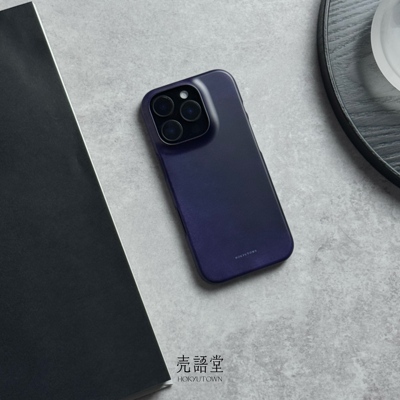 「藏蓝邃渊」壳语堂新中式适用苹果iphone16Promax手机壳14Pro/13pro半包全包玻璃高级感韩国进口菲林手机壳
