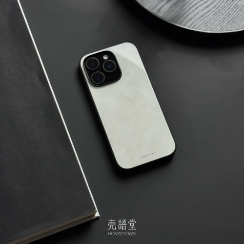 「雪落凝尘」壳语堂新中式适用苹果iphone16Promax手机壳14Pro/13pro防滑华为安卓全包玻璃高级感小众手机壳