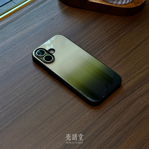 「惬绿青茶」壳语堂新中式适用苹果iphone17Promax手机壳16Pro/15pro防滑华为安卓全包玻璃高级感小众手机壳