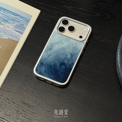 「风渡沧澜」壳语堂新中式适用苹果iphone17Promax手机壳17pro/16Pro/15pro防滑全包玻璃高级感小众手机壳