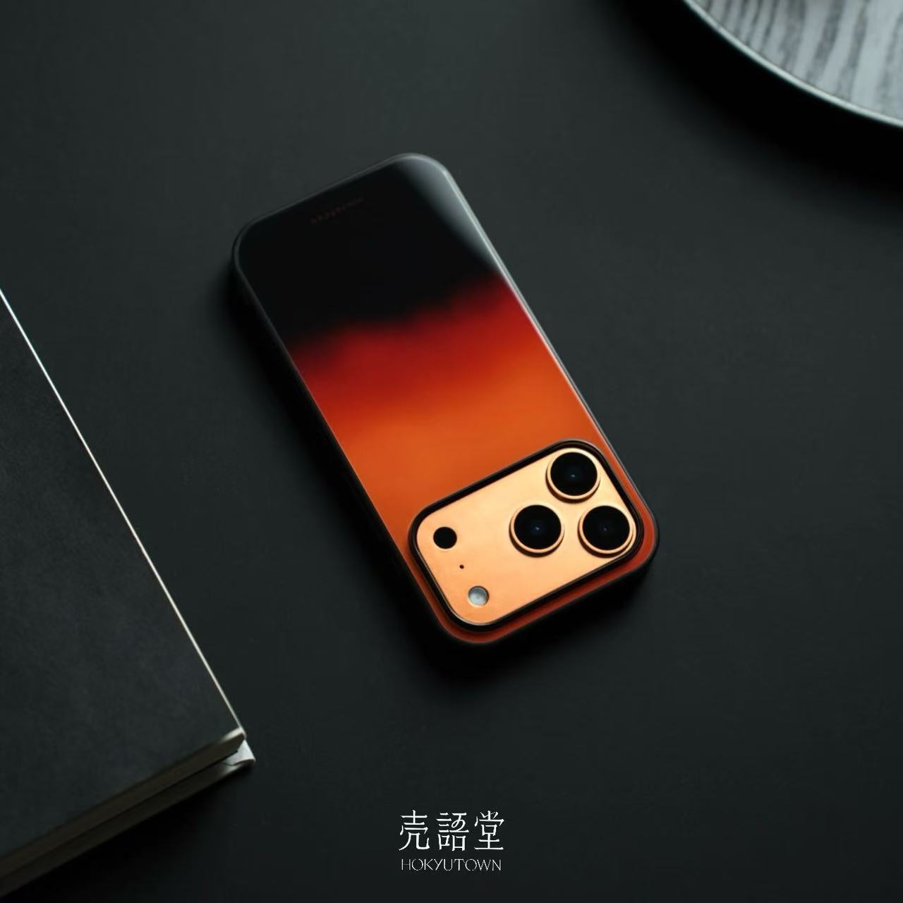 「霞烬秋山」壳语堂新中式适用苹果17/iphone17Promax手机壳17Pro/17air防滑华为安卓玻璃高级感小众手机壳