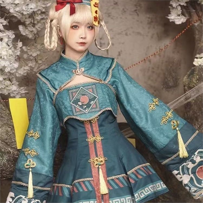 小僵尸洛丽塔万圣节女装cosplay次元连衣裙角色扮演