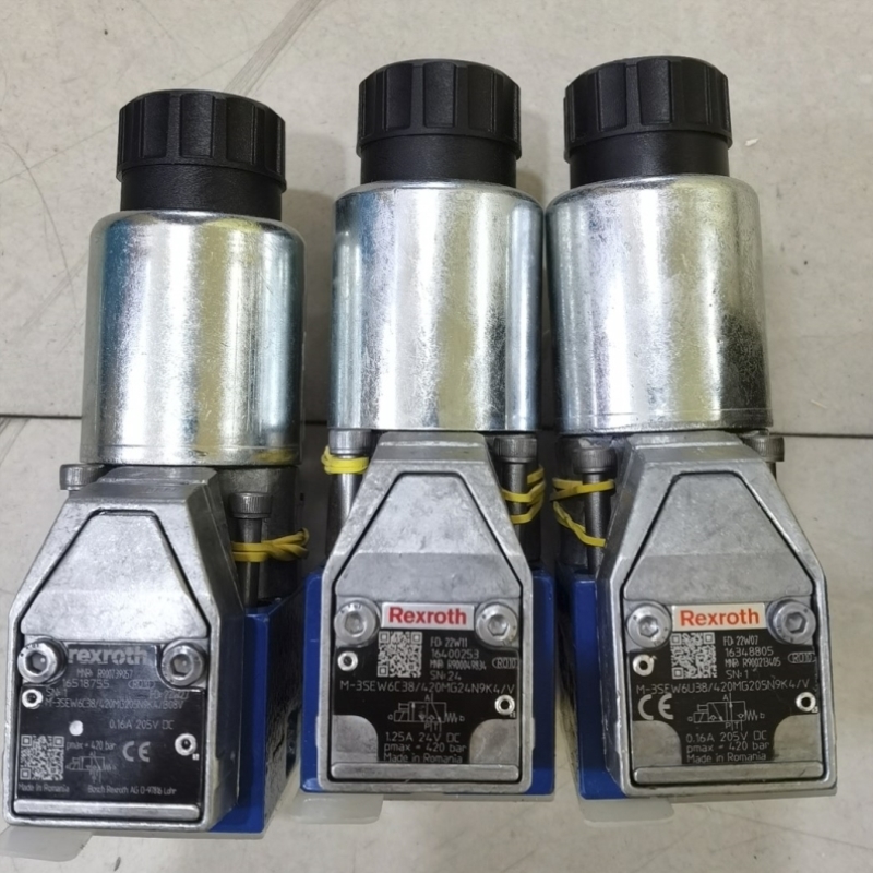 议价REXTH力士乐电厂用球阀R900049834 M-3SEW6C37/420MG24N9K4/V