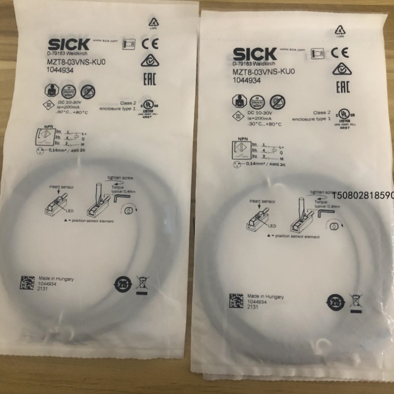 售前询价全新包装德国SICK西克M8-03VNS-KU0货号10议价