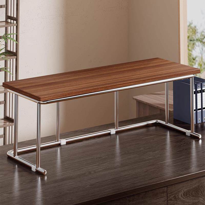 打印机架子办公桌面置物架家用双层多功能电脑收纳架复印机放置架