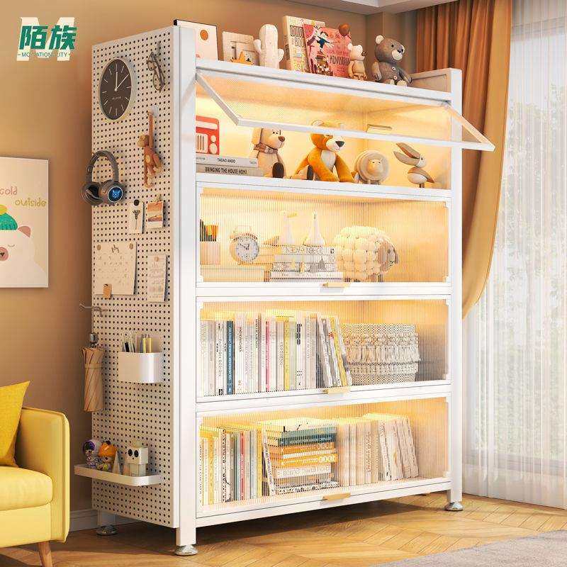 钢制书柜带门防尘翻盖储物柜一体靠墙家用儿童书架多层落地收纳柜,鲜花速递/花卉仿真/绿植园艺,割草机/草坪机,淘宝优惠券,粉丝福利购,淘宝优惠卷