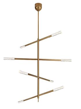 美式VC1:1复古全铜客厅吊灯意式别墅轻奢水晶吊灯餐厅卧室楼梯灯