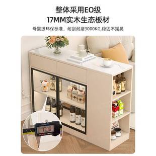 客岩板沙边边侧柜家用边几茶置柜物64865角柜厅边发柜轻桌奢现代