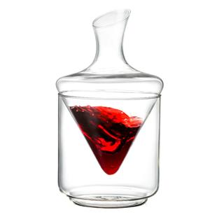 意红创醒器酒酒器家用萄酒快冰口23694斜醒酒器葡耐热玻速酒 新款