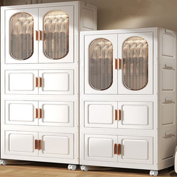 宝宝衣柜储物柜儿童衣服婴儿整理箱简易塑料收纳折叠衣橱式家用小