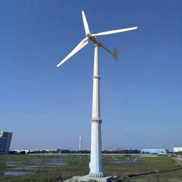 220V/家0风力发电机动微设备启厂30供应家用风片风小型六叶能12VW