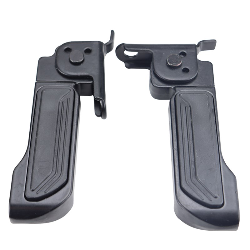 适用于绿源FK2/KAE电动车前搁脚踩放脚配件MK2折叠铝合金加厚脚蹬