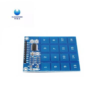 TTP229 16路 电容式 触摸开关 数字触摸传感器 模块 载电源指示灯