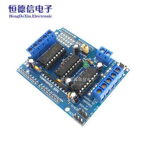 电机驱动扩展板 L293D 马达板 motor control shield 兼容UNO R3