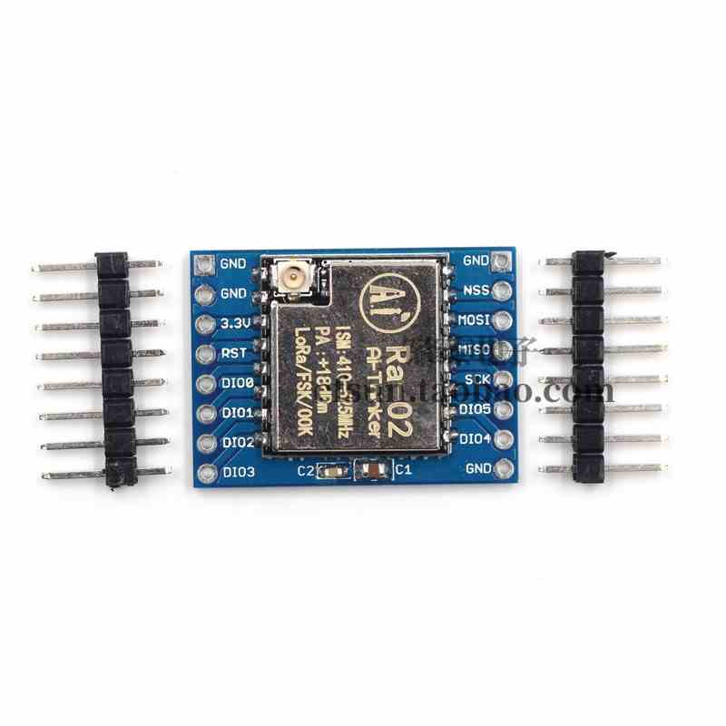 SX1278 LORA扩频无线模块/433MHZ无线串口/UART接口/安信可RA-02