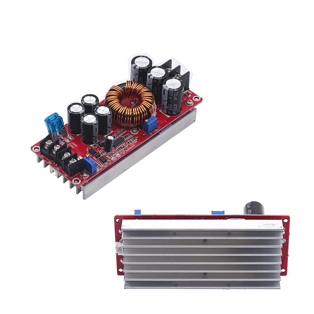 1200W大功率升压板 DC-DC可调恒压恒流电源板 20A车载充电模块