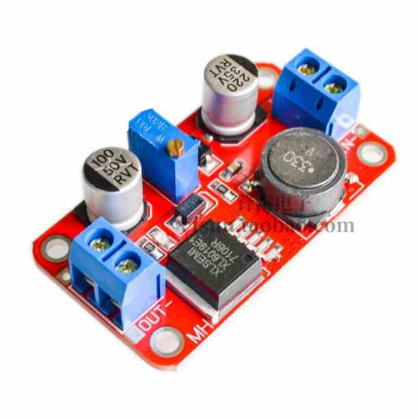 XL6019DC-DC可调升压电源模块5A电流大功率超XL6009 LM2577升级版