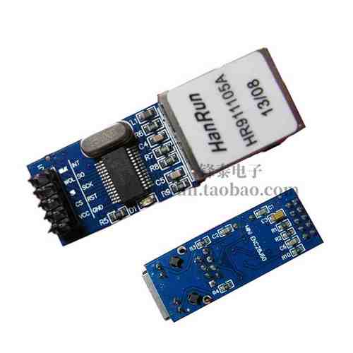 ENC28J60 spi 接口 以太网 网络模块 51/AVR/ARM/PIC代码 mini版