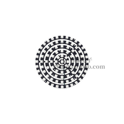 WS2812B 93灯环形圆盘LED圆环内置IC全彩点控1-9-21-37-61/12/16