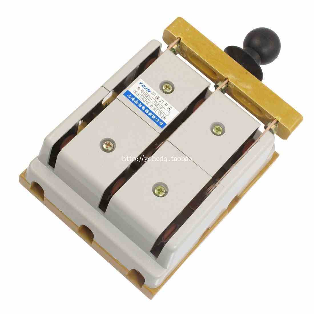 400A闸刀开关HS11F-400/38三相三线双投 倒顺刀开关 双向切换刀闸