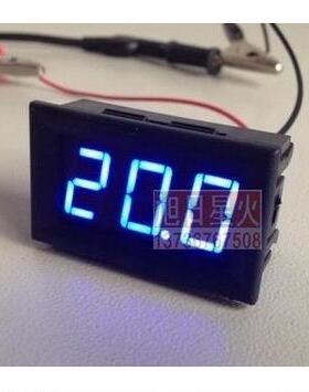 三线直流电压表0.56 DC0-100V电源4-30V数显数字显示表头反接保护