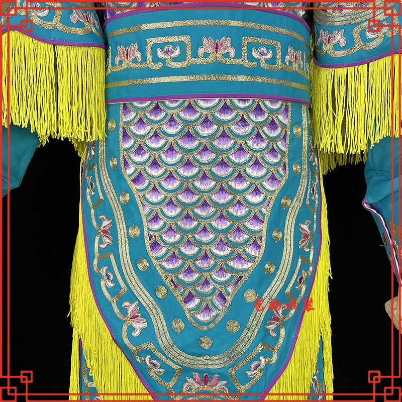 现货速发戏曲改良大靠服装戏剧京剧武旦刀马旦扈三娘戏服仿手绣改