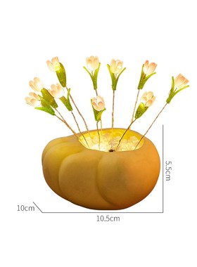 快速发货猫d爪郁金香小夜灯创意摆件暖光卧室床头灯送女生闺蜜朋