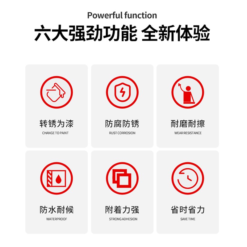 现货速发铁锈转化剂金属防锈漆油漆免除锈免打磨金属漆底漆防腐彩