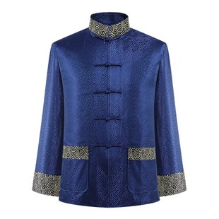 o老人男士 唐装 闰年纯棉寿服 中式 七件套定制 快速发货寿衣男全套