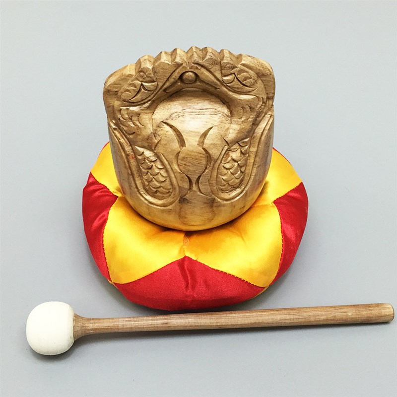 现货速发法器佛具用品佛龛香炉拜垫念佛诵经早课绕佛4寸樟木本色