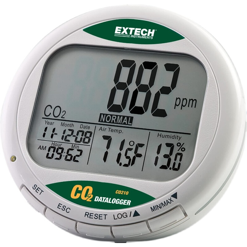 。Extech CO210 Air Quality Carbon Dioxide Data Logger 二氧化