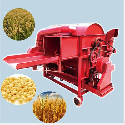 定制125型稻麦脱粒机打谷机自动进料水稻高粱小麦大豆脱粒机