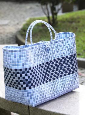 越南洗口大号买篮菜摘菜篮子车载购物篮塑K002443编野餐进澡宠物