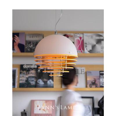 MG480橙色日落餐厅吊灯 风包灯豪吊斯格水吧灯 孟菲斯设计铁制具