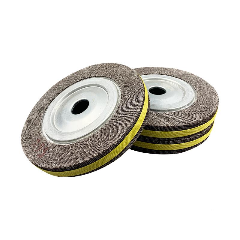 磨煅锈烧千叶轮250*30志坷*轮32砂布金属不钢打片百叶片千页轮抛