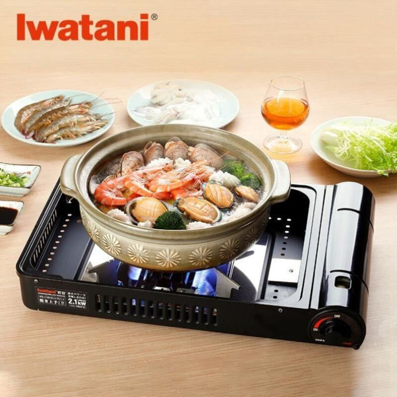 岩谷卡式炉烤鱼炉大容量加深烤盘烧烤商用便携瓦斯炉家庭专用炉具