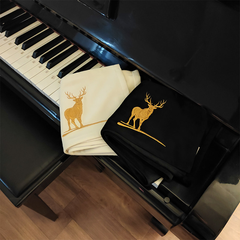 钢琴键盘防尘布键盘尼88键三角立式电钢琴盖布巾琴键布罩通用配件