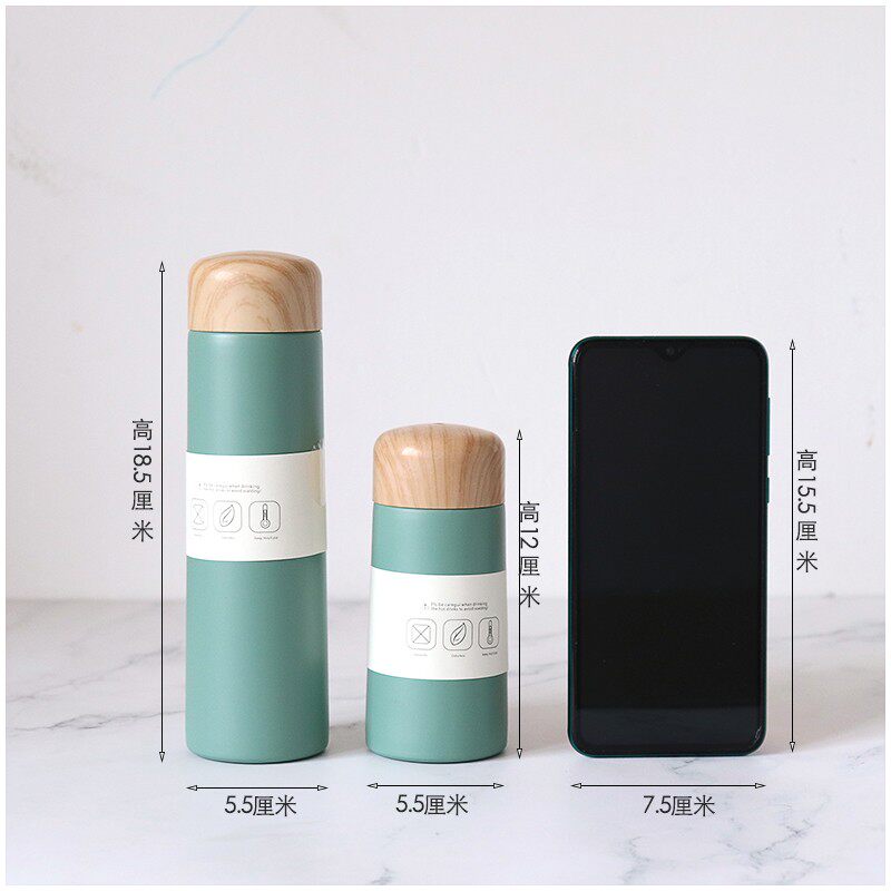 精选迷你保温杯女士便携小号超轻小巧儿童200ml容量水杯自带茶隔