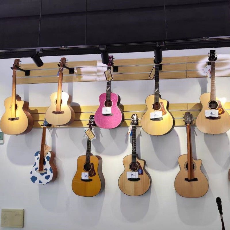吉他挂墙架展示架琴行乐器槽板墙挂板小提琴琵琶古筝尤克里里槽板