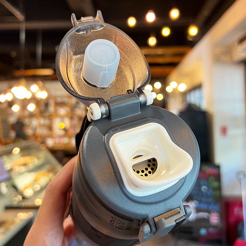 保温杯2024新款男款大容量316不锈钢水杯男学生儿童上学专用杯子