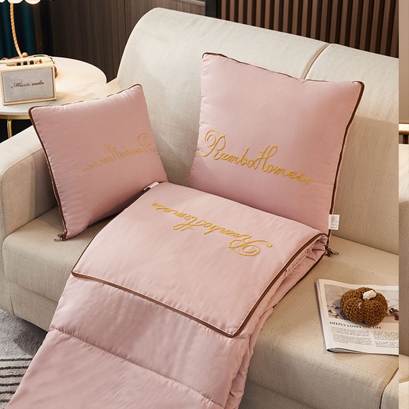 2021新款汽车抱枕被两用四季A通用车用枕头毯子客厅沙发办公室午