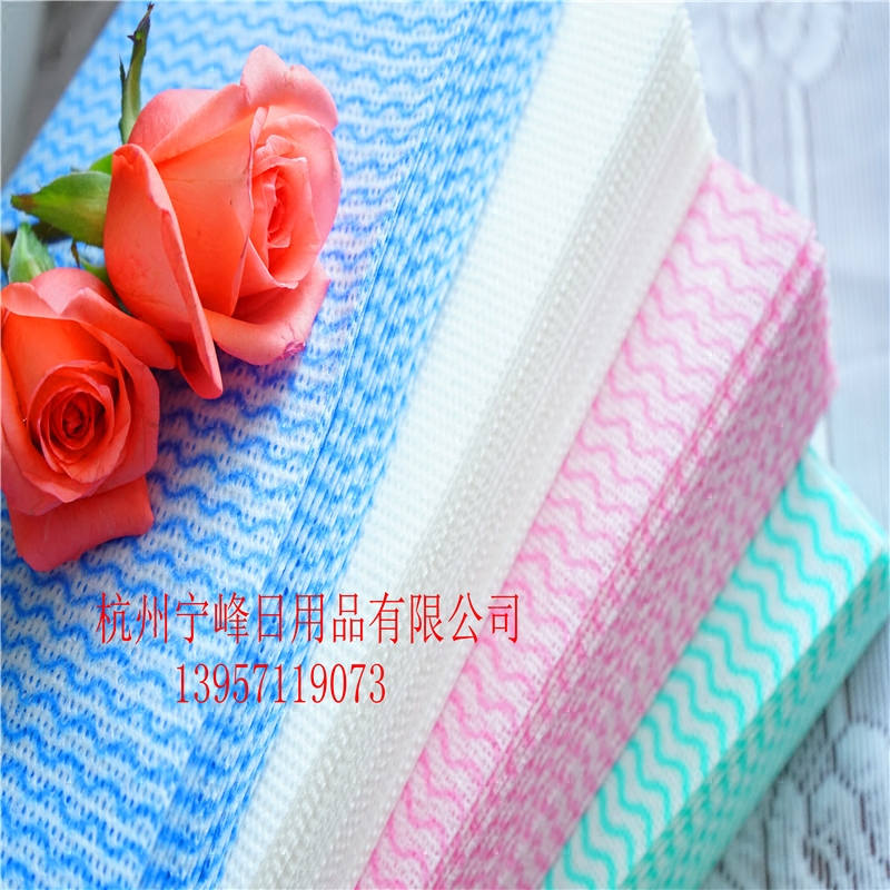 厨房食堂餐厅洗碗布 不粘油抹布 无纺布抹布  多用清洁布 100片